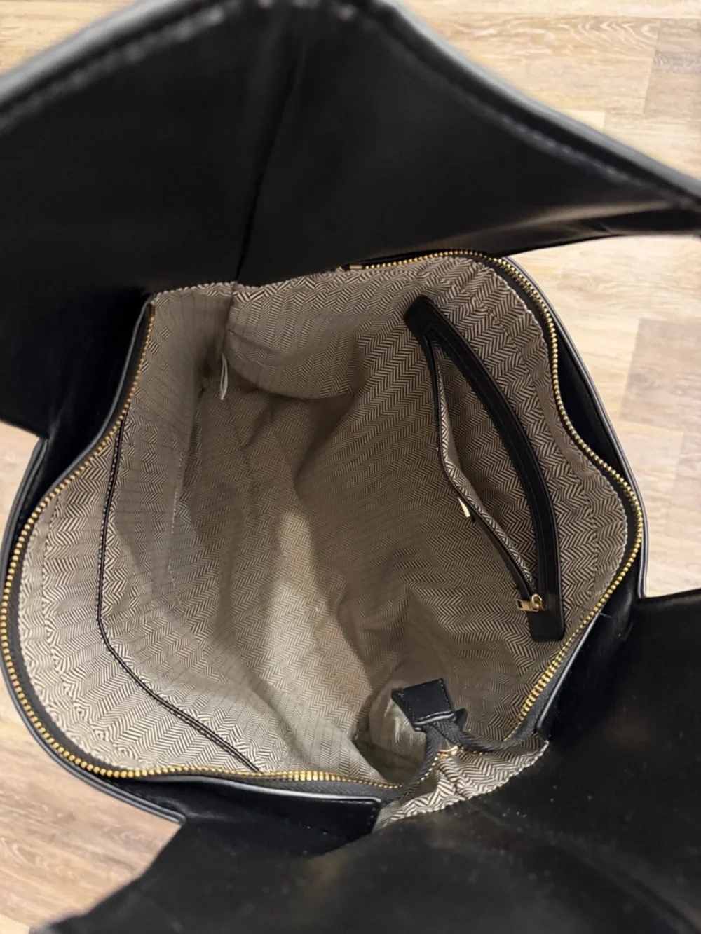 Urban Expressions Aiden Woven large black tote purse - Picture 9 of 12